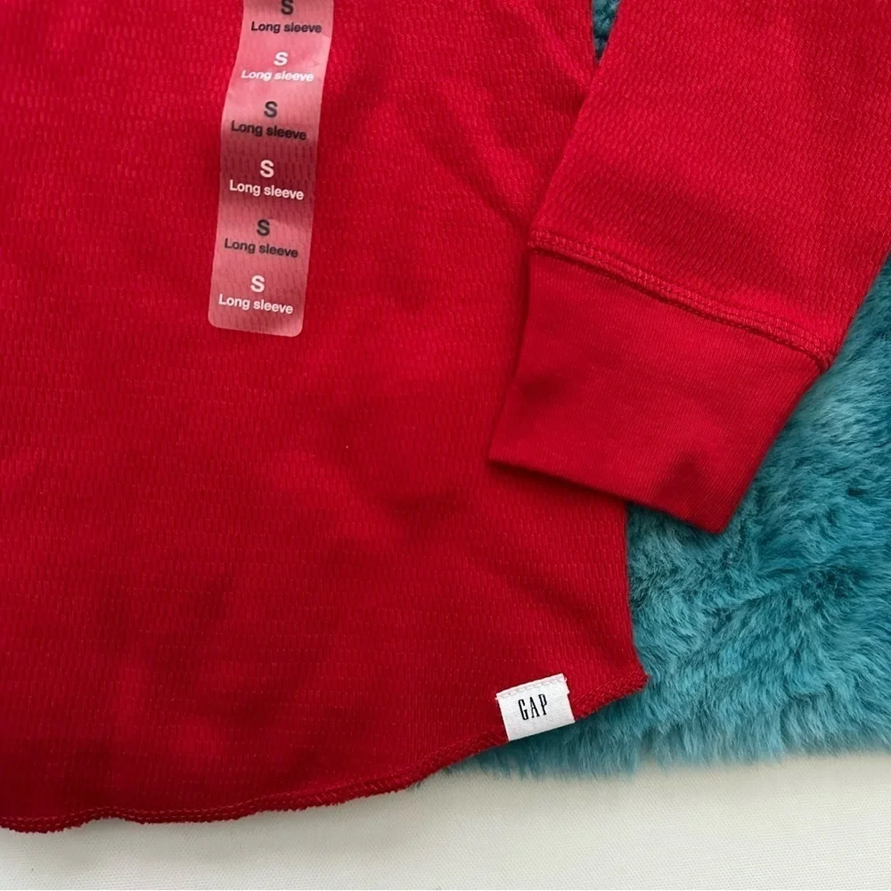 Gap Kids Red Long Sleeve Thermal Shirt Size S Boys